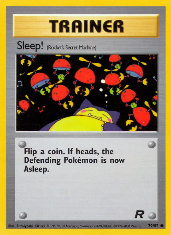 Sleep! (Rocket's Secret Machine) 79/82 Team Rocket