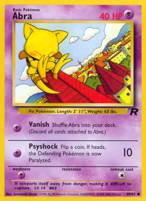 Abra 49/82 Team Rocket