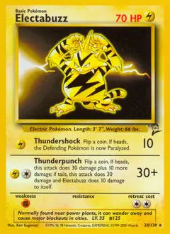 Electabuzz 024/130 Base Set 2