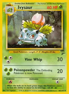 Ivysaur 044/130 Base Set 2