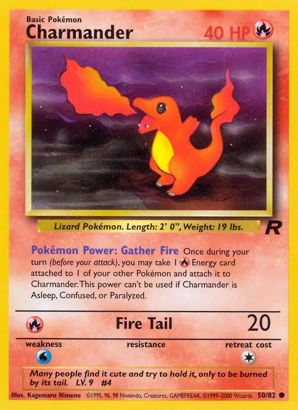 Charmander 50/82 Team Rocket