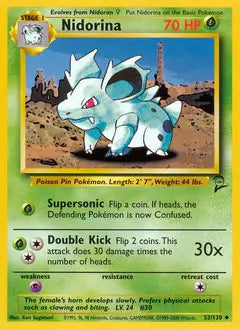Nidorina 053/130 Base Set 2