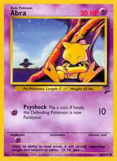 Abra 065/130 Base Set 2