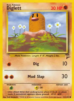 Diglett 071/130 Base Set 2