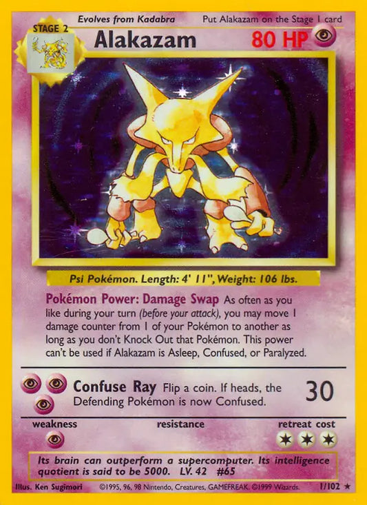 Alakazam (1/102) [Base Set - Unlimited]