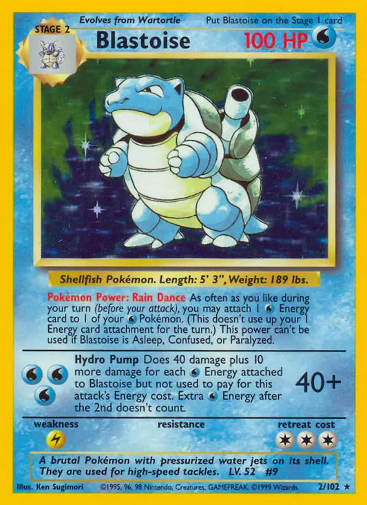 Blastoise (2/102) [Base Set - Unlimited]