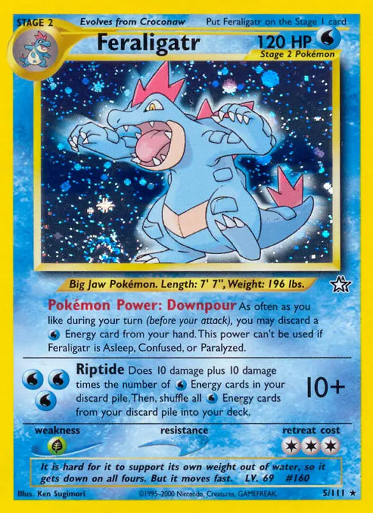 Feraligatr 5/111 Holo Neo Genesis [Unlimited]
