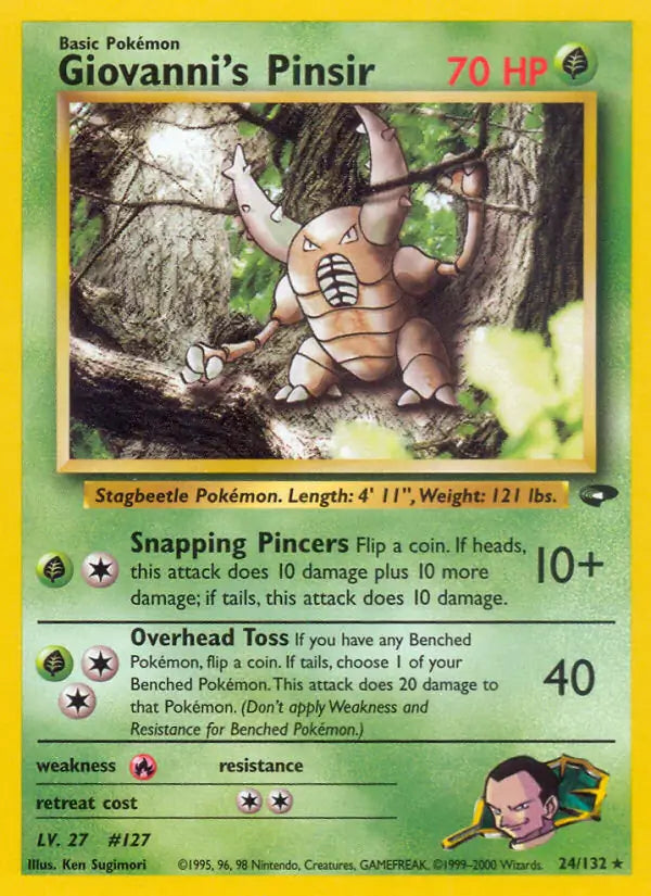 Giovanni's Pinsir 024/132 Gym Challenge [Unlimited]
