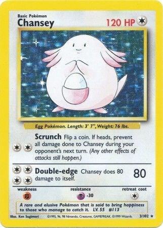 Chansey (3/102) [Base Set - Unlimited]