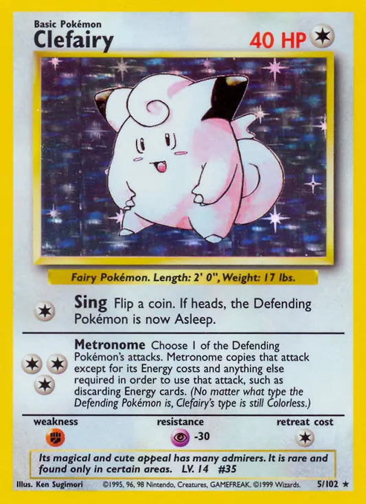 Clefairy (5/102) [Base Set - Unlimited]