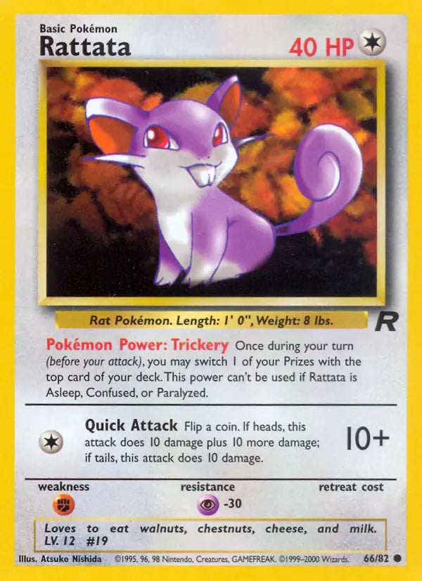Rattata 66/82 Team Rocket