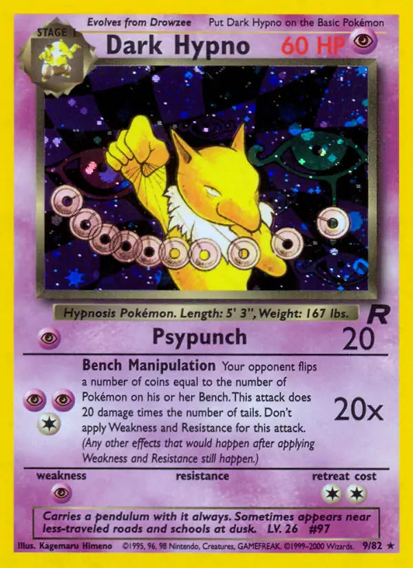 Dark Hypno (9) 09/82 Team Rocket