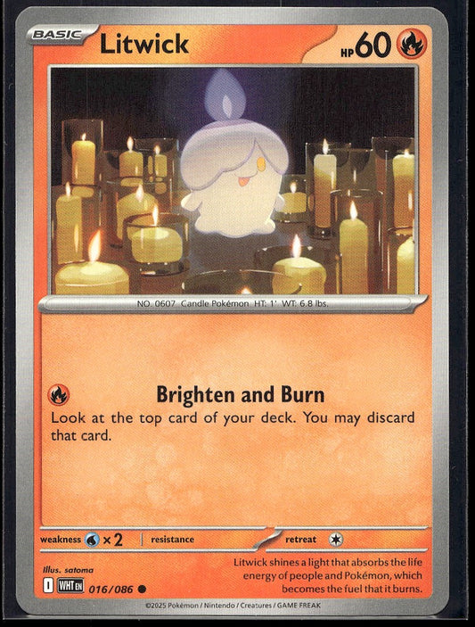 Litwick 016/086 SV: White Flare LP