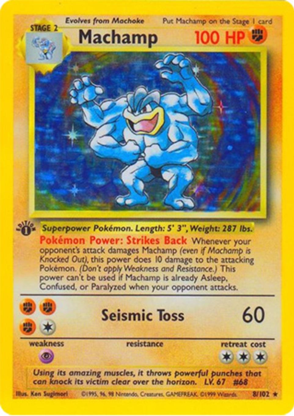 Machamp (8/102) [Base Set - 1st Edition]