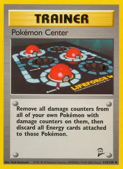 Pokemon Center 114/130 Base Set 2