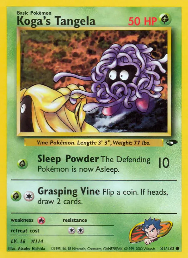 Koga's Tangela 081/132 Gym Challenge [Unlimited]
