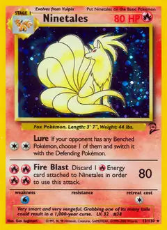 Ninetales 013/130 Base Set 2