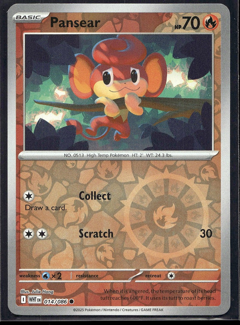 Pansear 014/086 SV: White Flare Reverse Holo LP
