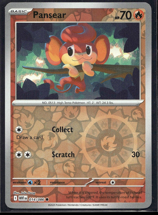 Pansear 014/086 SV: White Flare Reverse Holo LP