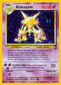 Alakazam 001/130 Base Set 2
