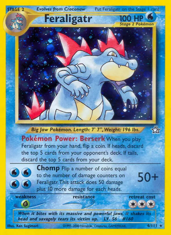 Feraligatr (4) 004/111 Neo Genesis [Unlimited]