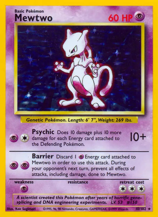 Mewtwo (10/102) [Base Set - Unlimited]