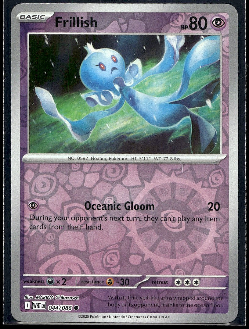 Frillish 044/086 SV: White Flare Reverse Holo LP