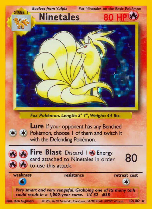 Ninetales (12/102) [Base Set - Unlimited]