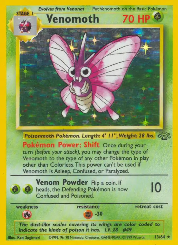 Venomoth (13/64) [Jungle - Unlimited]