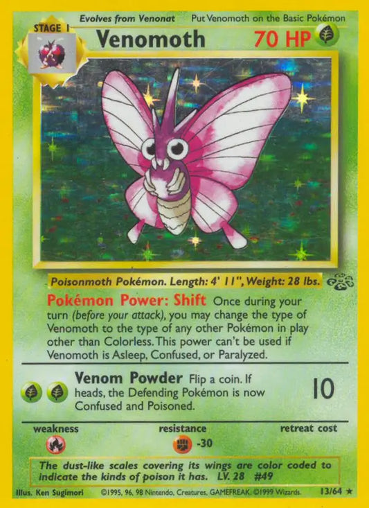 Venomoth (13/64) [Jungle - Unlimited]