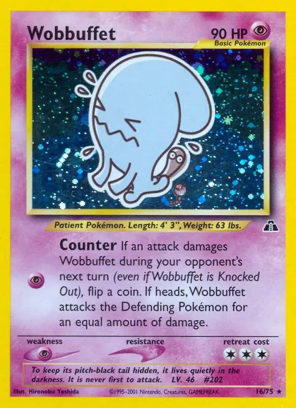 Wobbuffet 16/75 Holo Neo Discovery [Unlimited]