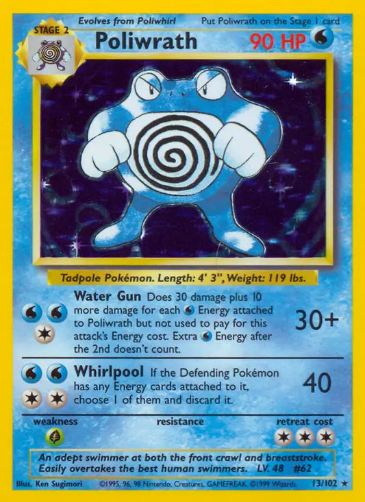 Poliwrath (13/102) [Base Set - Unlimited]
