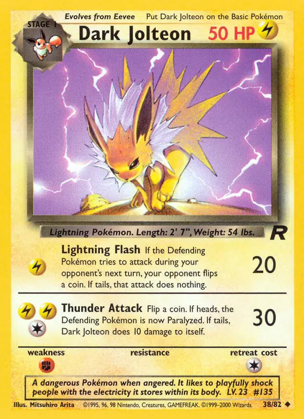 Dark Jolteon 38/82 Team Rocket