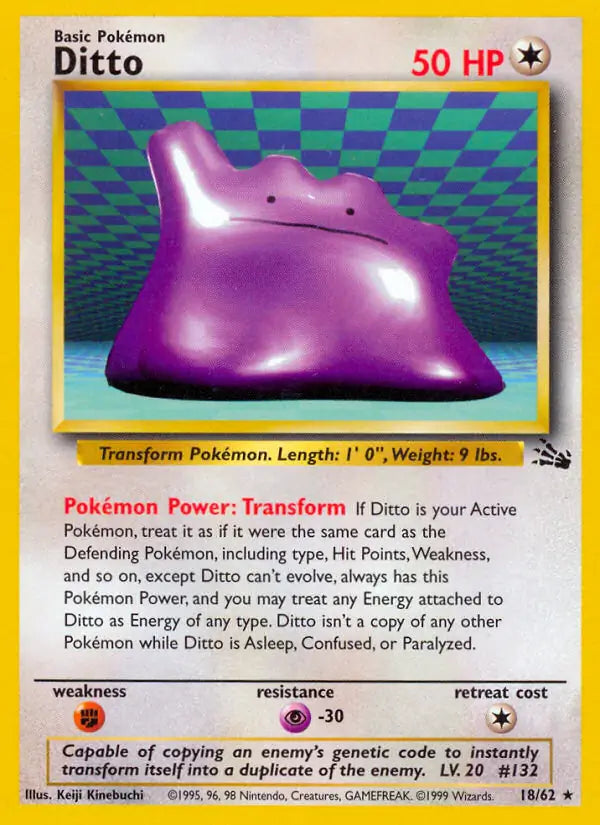 Ditto (18/62) [Fossil - Unlimited]