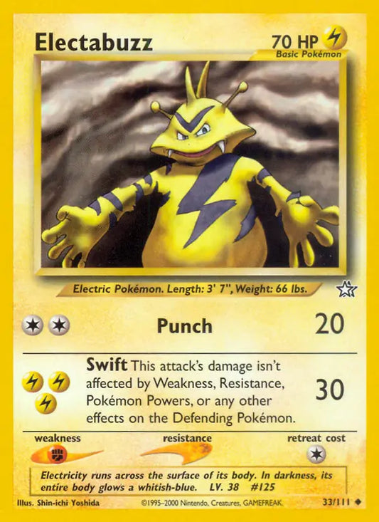 Electabuzz 33/111 Neo Genesis [Unlimited]