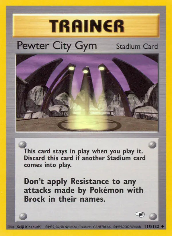 Pewter City Gym 115/132 Gym Heroes [Unlimited]