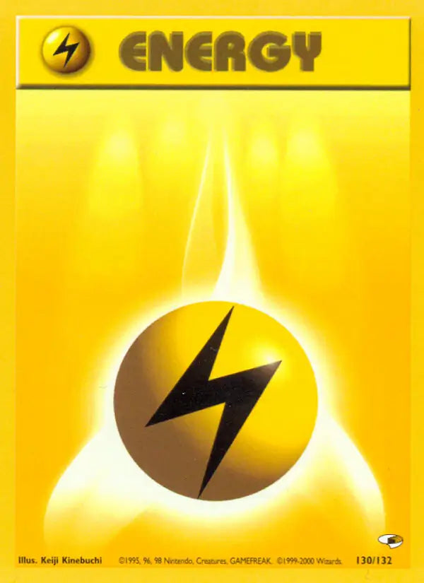 Lightning Energy 130/132 Gym Heroes [Unlimited]