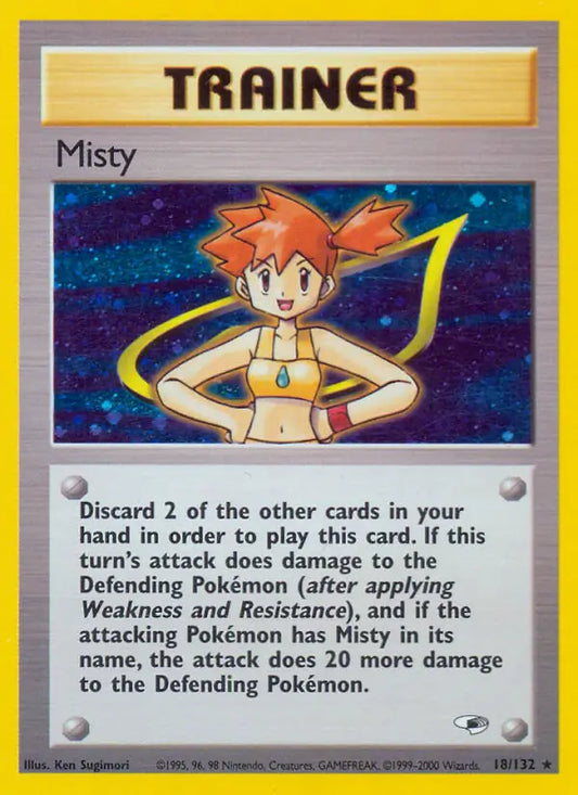 Misty (18) 018/132 Gym Heroes [Unlimited]