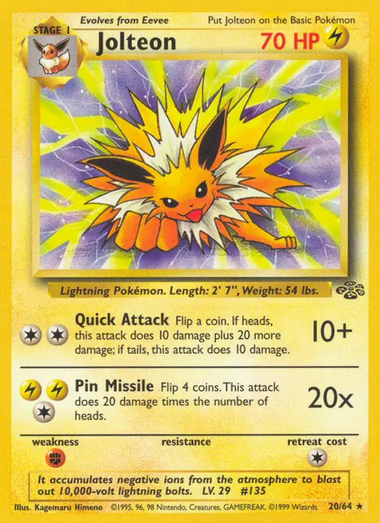 Jolteon (20/64) [Jungle - Unlimited]