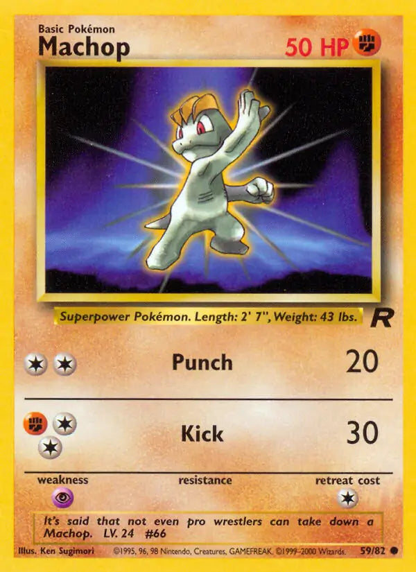 Machop 59/82 Team Rocket