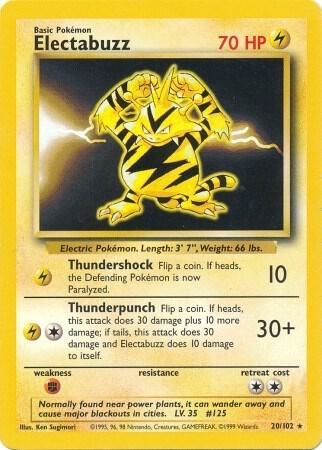 Electabuzz (20/102) [Base Set - Unlimited]