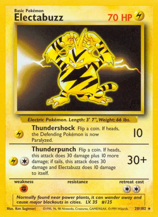 Electabuzz (20/102) [Base Set - Unlimited]