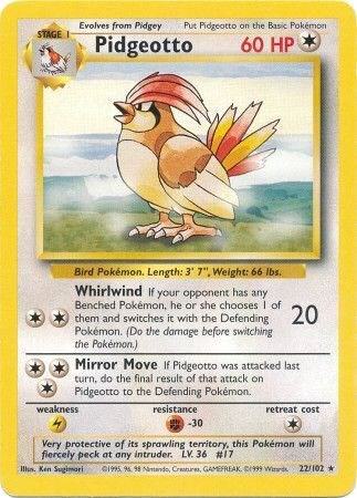 Pidgeotto (22/102) [Base Set - Unlimited]