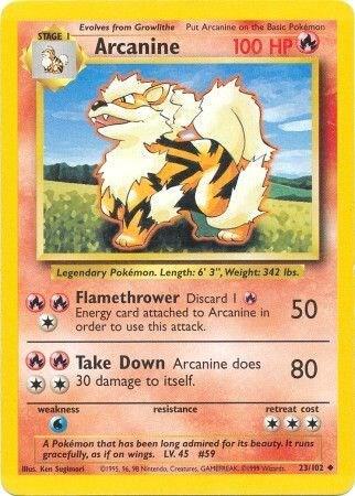 Arcanine (23/102) [Base Set - Unlimited]
