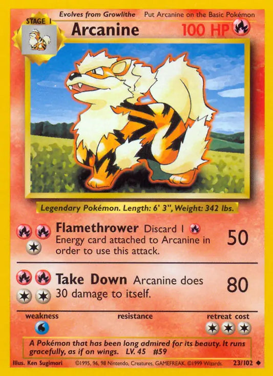 Arcanine (23/102) [Base Set - Unlimited]