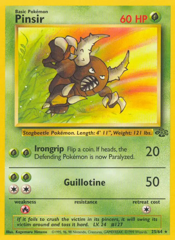 Pinsir (25/64) [Jungle - Unlimited]
