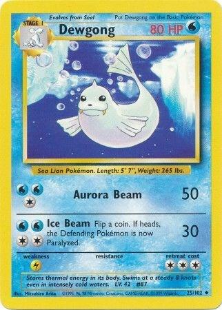 Dewgong (25/102) [Base Set - Unlimited]