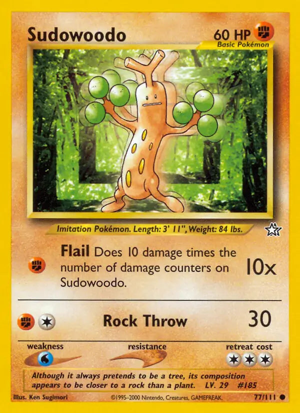 Sudowoodo 077/111 Neo Genesis [Unlimited]