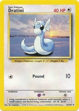 Dratini (26/102) [Base Set - Unlimited]