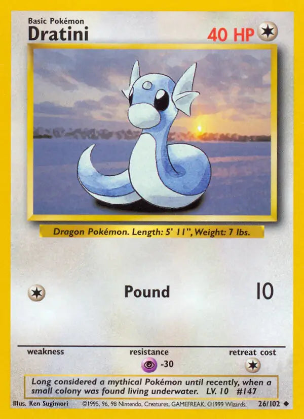 Dratini (26/102) [Base Set - Unlimited]